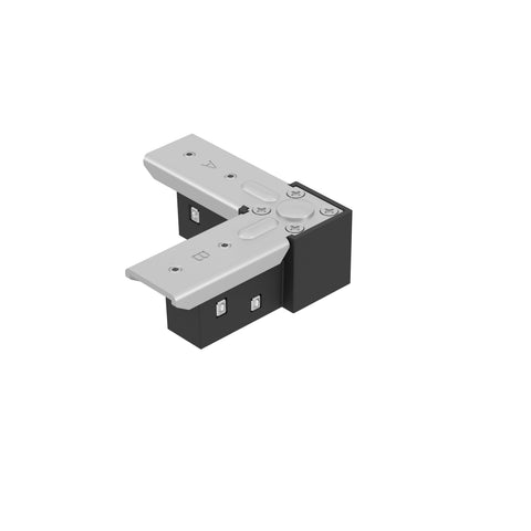 48V SLIM TRACK L-CORNER HOR. NEGRU