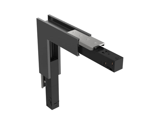 48V SLIM TRACK L-CORNER VER. NEGRU