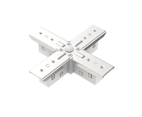 48V SLIM TRACK X-CONECTOR ALB