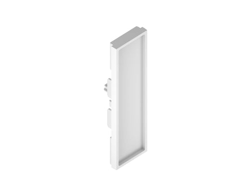 48V H-TRACK ENDCAP 2 BUC ALB
