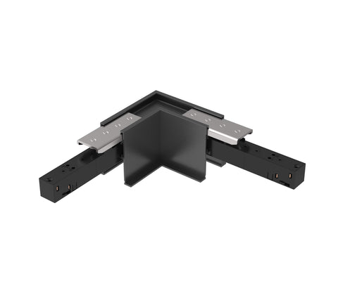 48V ȘINĂ ÎNCASTRATĂ L-CORNER HOR. NEGRU