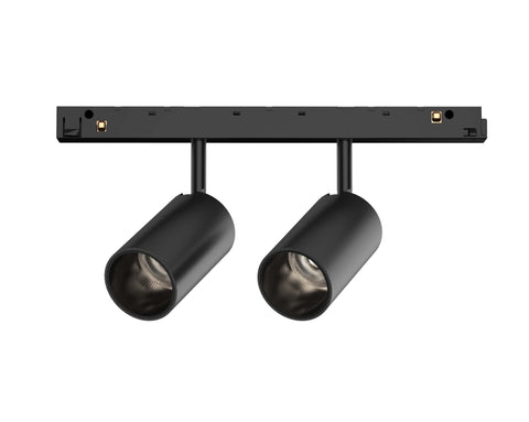 48V SPOT INSET MD 2x 8W LF927 ON/OFF NEGRU