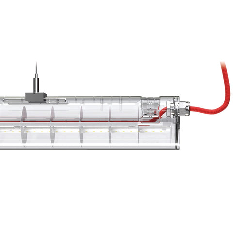 DEVO LOFT LED 1245 24W 4950lm 830 reflect PC IP20 cablu rosu