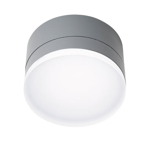 Zelda LED Round Large 12W 740lm 3000K ECG IP54 antracit