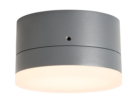 Zelda LED Round Large 12W 740lm 3000K ECG IP54 antracit