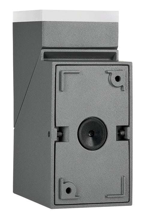 Evo LED Square Up 8W 400lm 3000K ECG IP54 antracit