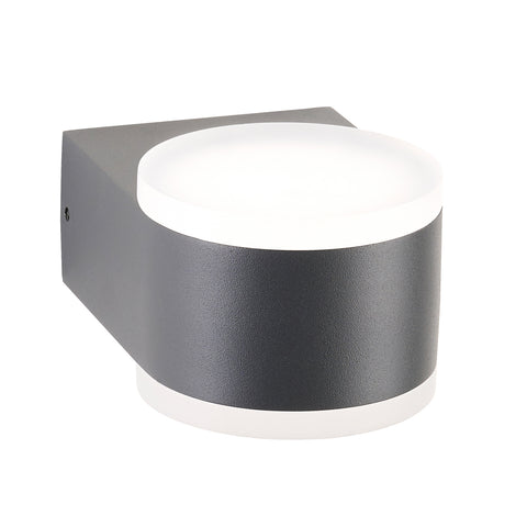 Zelda LED Medium Up/Down 12,5W 900lm 3000K IP54 antracit
