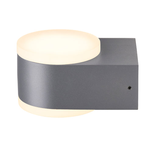 Zelda LED Medium Up/Down 12,5W 900lm 3000K IP54 antracit