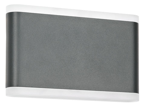 Naos LED Medium Up/Down 13W 650lm 3000K ECG IP54 antracit