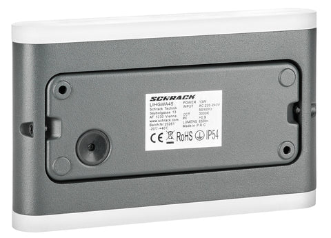 Naos LED Medium Up/Down 13W 650lm 3000K ECG IP54 antracit