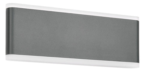 Naos LED Large Up/Down 20W 1200lm 3000K ECG IP54 antracit