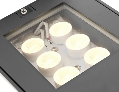 TOLEDO 9W 525lm 3000K 230V LED IP54 antracit