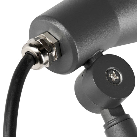 ZAMORA GU10 I 230V IP54 antracit, cu cablu de 2 metri