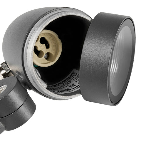 ZAMORA GU10 II 230V LED IP54 antracit