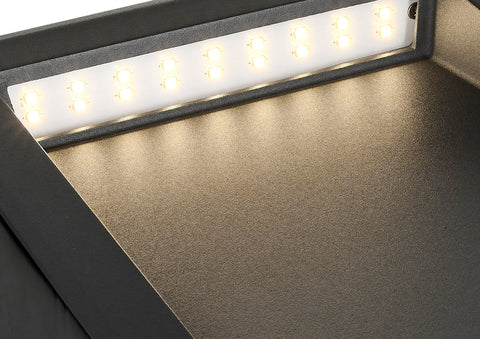 FANO Medium 8,4W 608lm 3000K 230V LED IP65 antracit