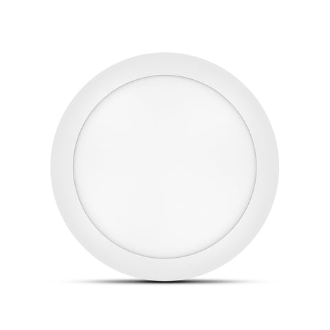 Panou LED S 12W 1080lm 4000K CRI80 IP20 120° rotund alb