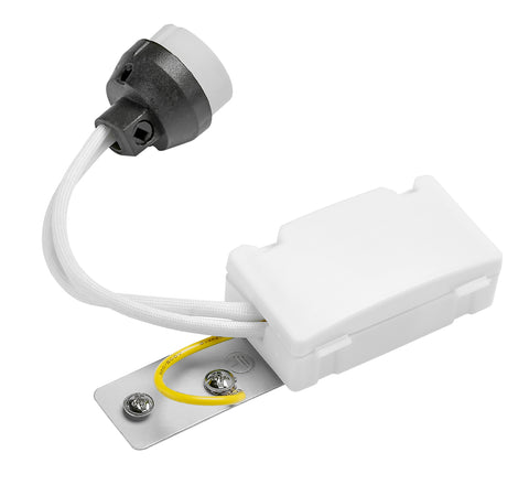 GU10 Socket 230V with plug-in terminal and protective cap