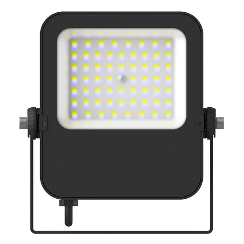 Capri LED Basic 50W 5500lm 3000K asimetric IP65 negru