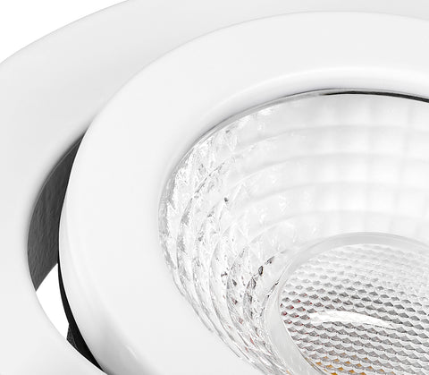 PUNTO LED 8W 760lm 840 36° 230V IP65/IP20 dim alb