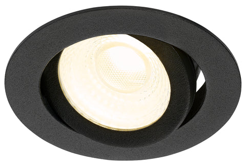 PUNTO LED 8W 760lm 840 36° 230V  IP65/IP20 dim negru