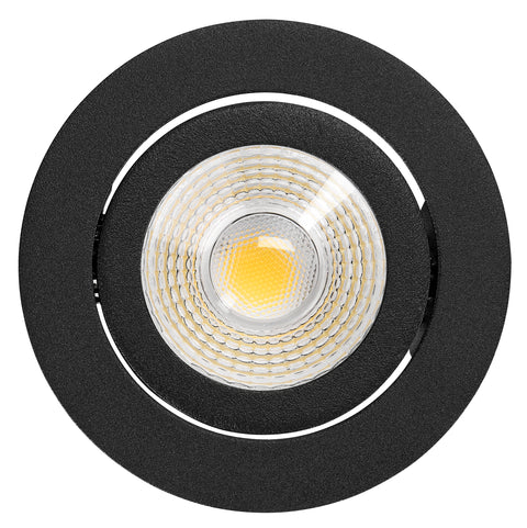 PUNTO LED 8W 760lm 840 36° 230V  IP65/IP20 dim negru