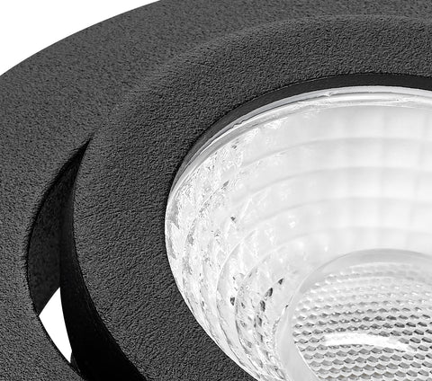 PUNTO LED 8W 760lm 840 36° 230V  IP65/IP20 dim negru