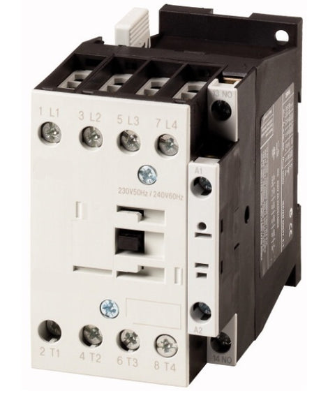 Contactor ALEA II 4 poli, 45A/AC-1, bobina la 230Vca + 1 NÎ