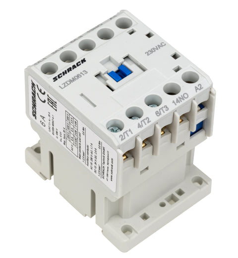 Contactor 3 poli, CUBICO Mini, 2,2kW, 6A, 1ND,230Vc.a.