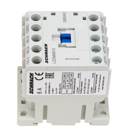 Contactor 3 poli, CUBICO Mini, 2,2kW, 6A, 1ND,230Vc.a.