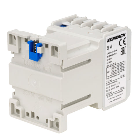 Contactor 3 poli, CUBICO Mini, 2,2kW, 6A, 1NÎ,24Vc.c.