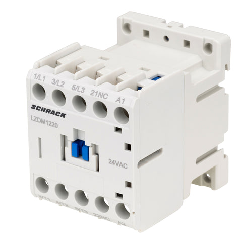 Contactor 3 poli, CUBICO Mini, 5,5kW, 12A, 1NÎ,24Vc.a.