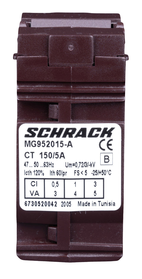 Transformator de curent 150/5A, D=21mm, clasă 0,5