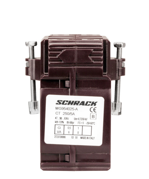 Transformator de curent 250/5A, 30x10, clasă 0,5