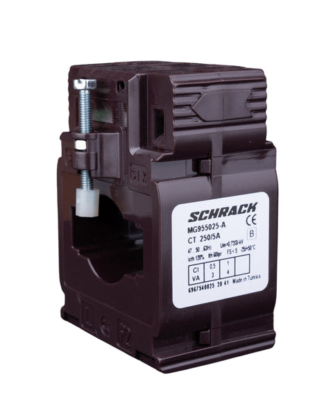 Transformator de curent 250/5A, 40x10, clasă 0,5
