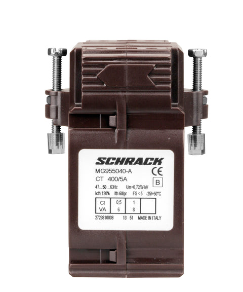 Transformator de curent 400/5A, 40x10, clasă 0,5