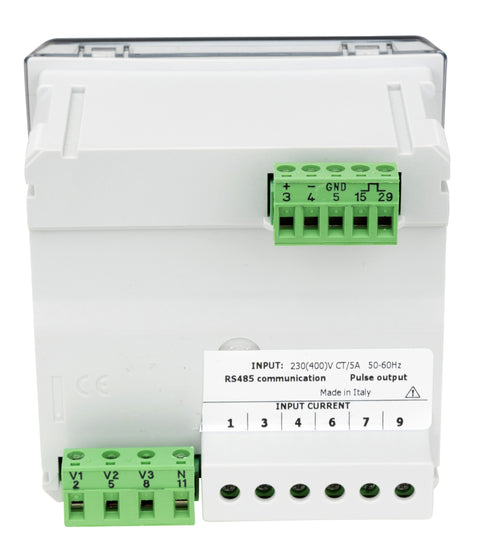Analizor de reţea, MF9, 96x96mm, cu RS485 pt. ModBus RTU
