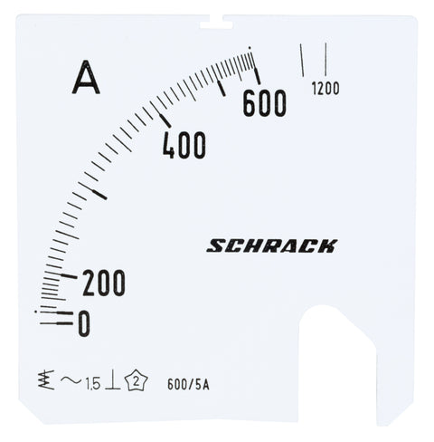 Scală 72*72mm, 600/1200/5A, AC