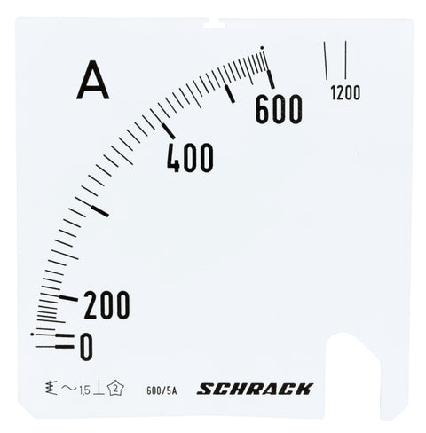Scală 96*96mm, 600/1200/5A, AC