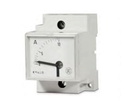SACI EC5VR 45x52,5 Ammeter direct, DIN rail mounting, 0-40A