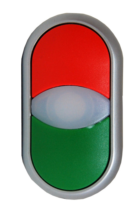 Buton comanda dublu rosu+verde