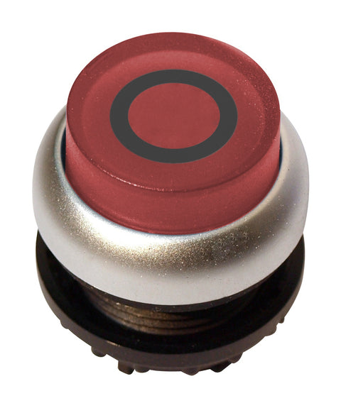 Buton comanda iluminat inalt cu revenire rosu "0"