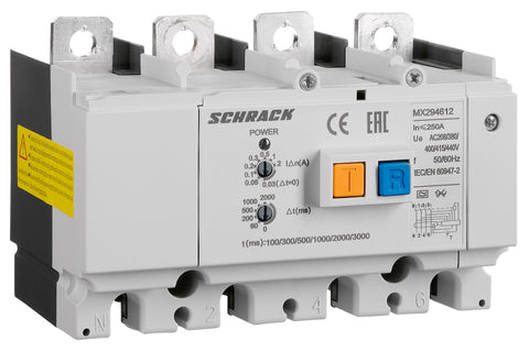 Bloc diferential pentru MX2 4 Poli, 0,03 - 2A