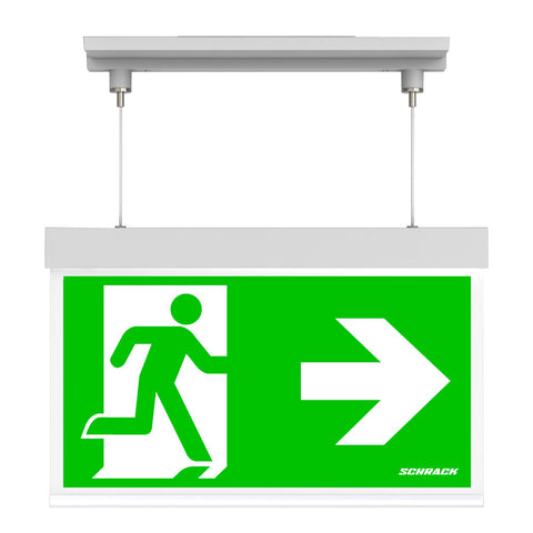 C.il. Siguranta AM alb, LED, suspendat incastrat