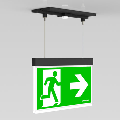 C.il. Siguranta AM Duo antracit, LED, suspendat incastrat