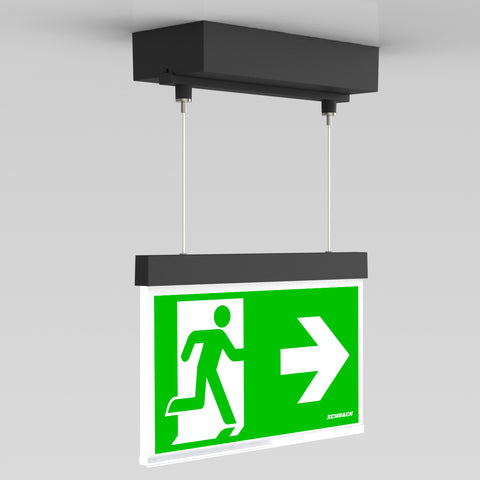 C.il. Siguranta AM antracit, LED, suspendat aparent