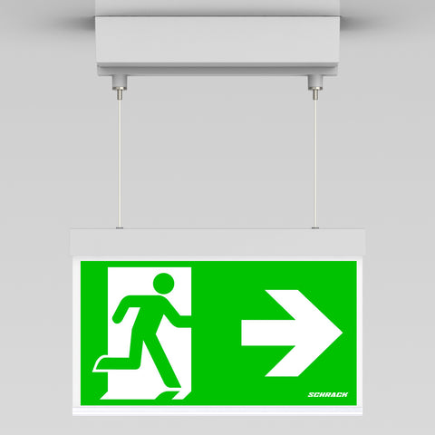 C.il. Siguranta AM alb, LED, suspendat aparent
