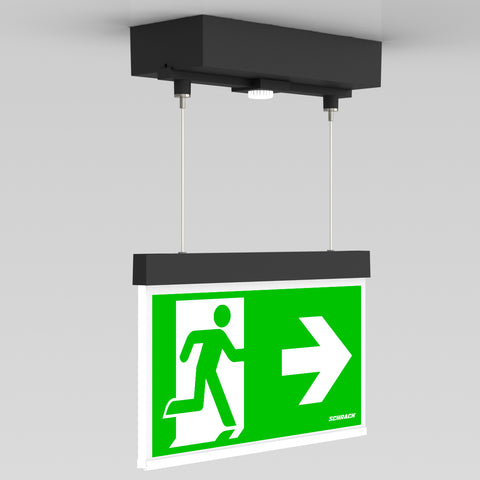 C.il. Siguranta AM Duo antracit, LED, suspendat aparent