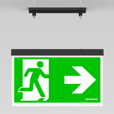 C.il. Siguranta AX antracit, LED, suspendat incastrat