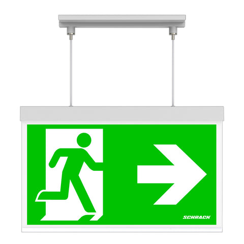 C.il. Siguranta AX alb, LED, suspendat incastrat