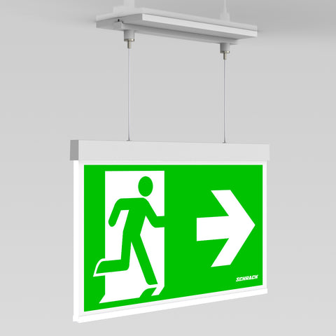 C.il. Siguranta AX alb, LED, suspendat incastrat